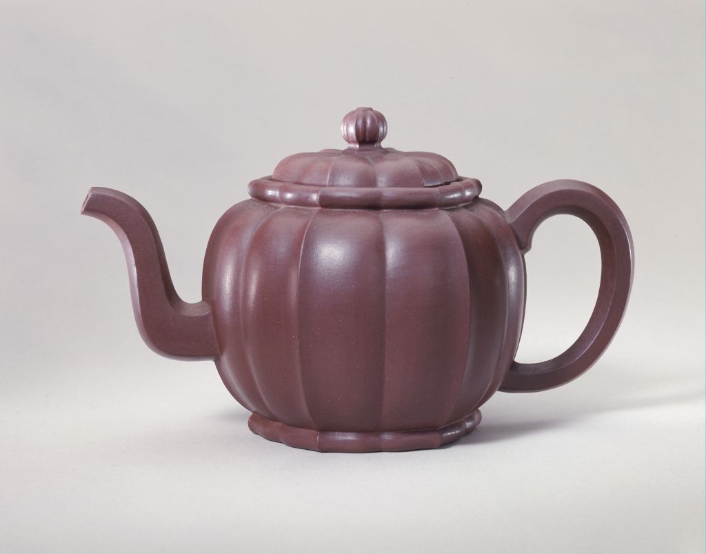 图片[1]-Chen Yinshang Yixing Kiln Purple Sand Linghua Style Holding Kettle-China Archive